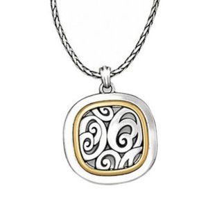 Brighton Spin Master two-tone reversible necklace